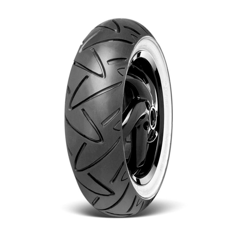 CONTINENTAL Cubierta neumatico ContiTwist WW - banda blanca 12´´ 120/70-12 M/C 58P TL 48979