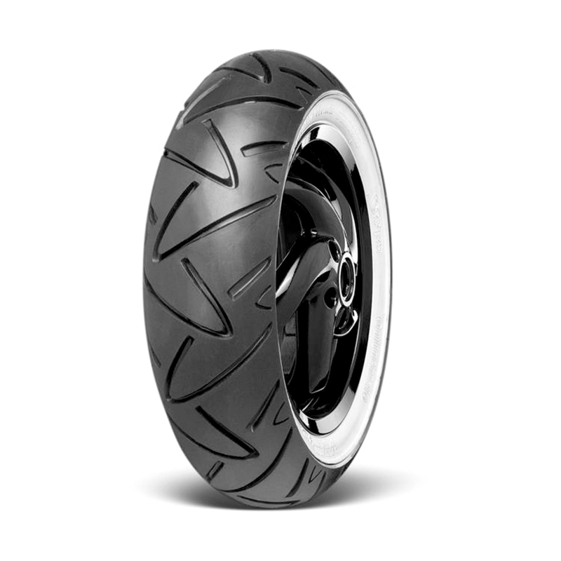 CONTINENTAL Cubierta neumatico ContiTwist WW - banda blanca 12´´ 130/70-12 M/C 62P TL 48980