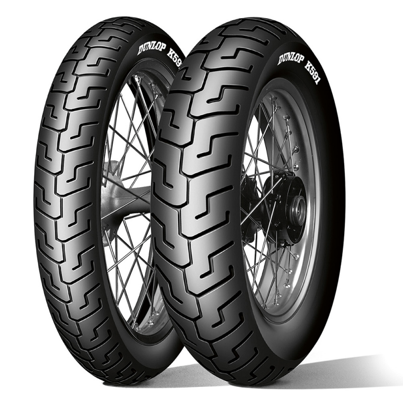 DUNLOP Cubierta neumatico CUSTOM K591 (H-D) 100/90-19 M/C 51V TL 66025