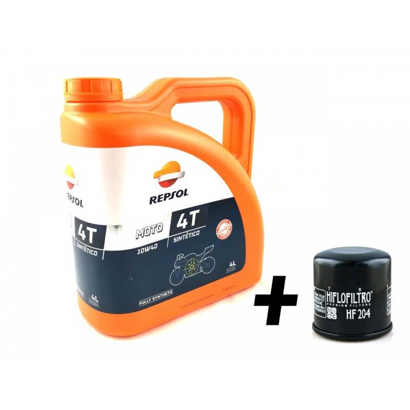 TUDETIC Aceite de motor sintetico 10w40+ HF204 REPSINHF204