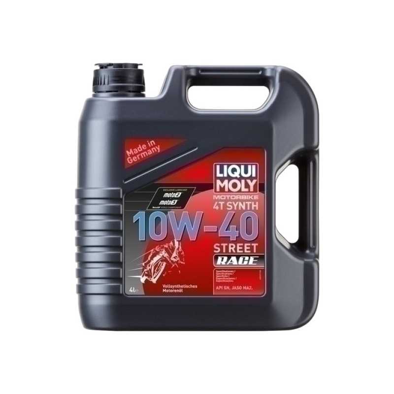 LIQUIMOLY Garrafa aceite de motor 100% sintético 10W-40 STREET RACE 4 L 14209