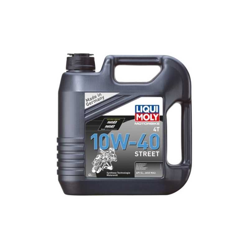 LIQUIMOLY Aceite lubricante para motor 4L MOTORBIKE 4T SEMI-SINTÉTICO 10W-40 STREET 1243 23022