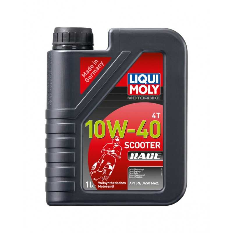 LIQUIMOLY Bote de aceite sintetico 1 L 100 10W-40 SCOOTER RACE 20000012