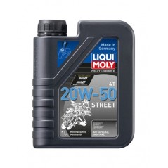 LIQUIMOLY Aceite lubricante para motor 1L Motorbike 4T mineral 20W-50 Street 1500 23036