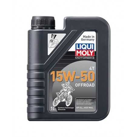 Motor lubricating oil  1L semi-sintético 4T 15W-50 Off road 3057