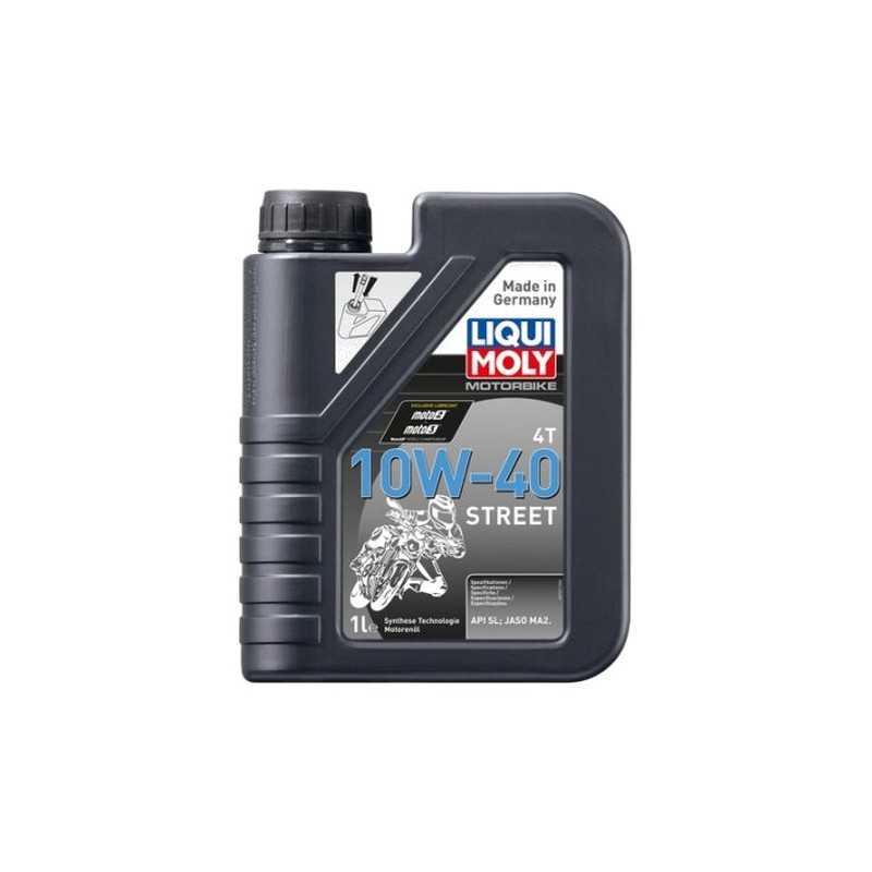 LIQUIMOLY Aceite lubricante para motor 1L Motorbike 4T semi-sintético 10W-40 Street 1521 23021
