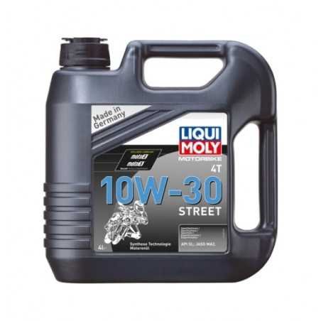 LIQUIMOLY Aceite lubricante para motor 4L Motorbike 4T semi-sintético 10W-30 Street 1688 23027