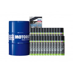 Synthetic oil drum + brake cleaner pack  205 L 10W-40 | 24 U 500 ML