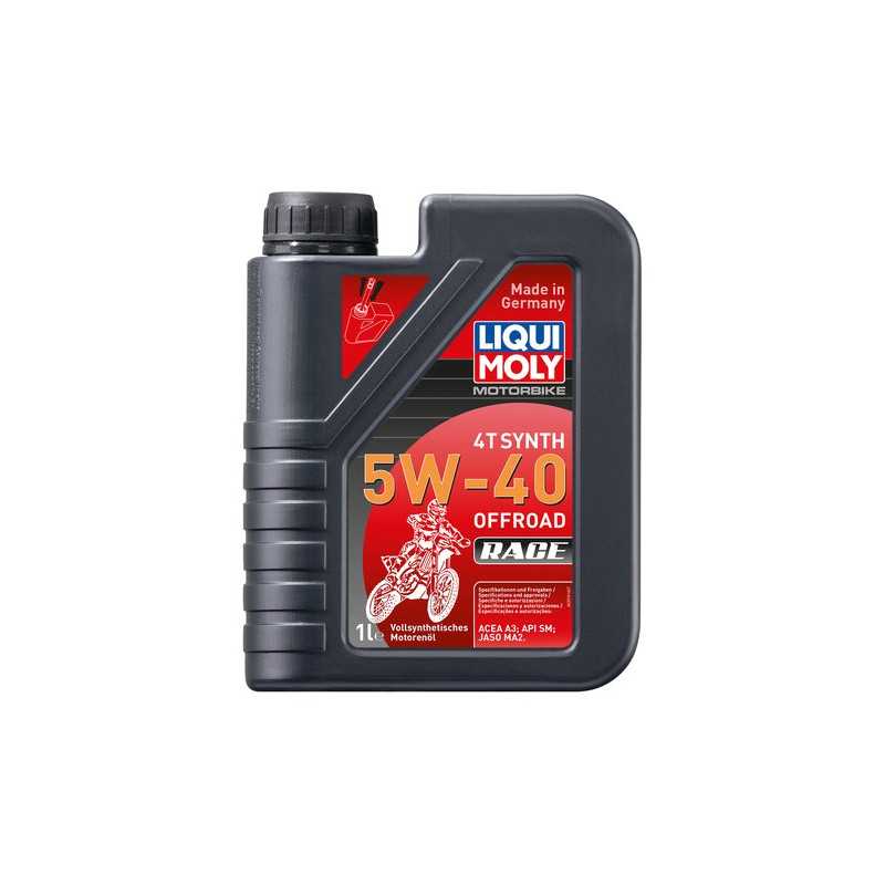 Motor lubricating oil  1L 100% sintético 4T Synth 5W-40 Off road Race 3018