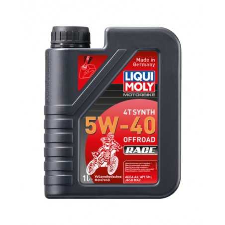 Motor lubricating oil 1L 100% sintético 4T Synth 5W-40 Off road Race 3018
