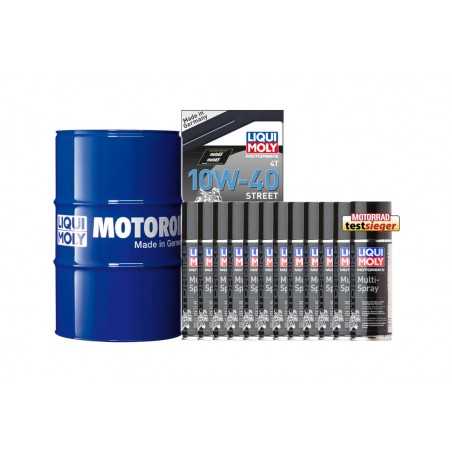 LIQUIMOLY Pack bidon aceite sintetico + multiusos 60 L 10W-40 | 12 U 200 ML PACK605