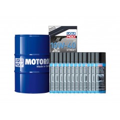 Synthetic oil drum pack + silicone treatment  60 L 10W-40 | 12 U 300 ML