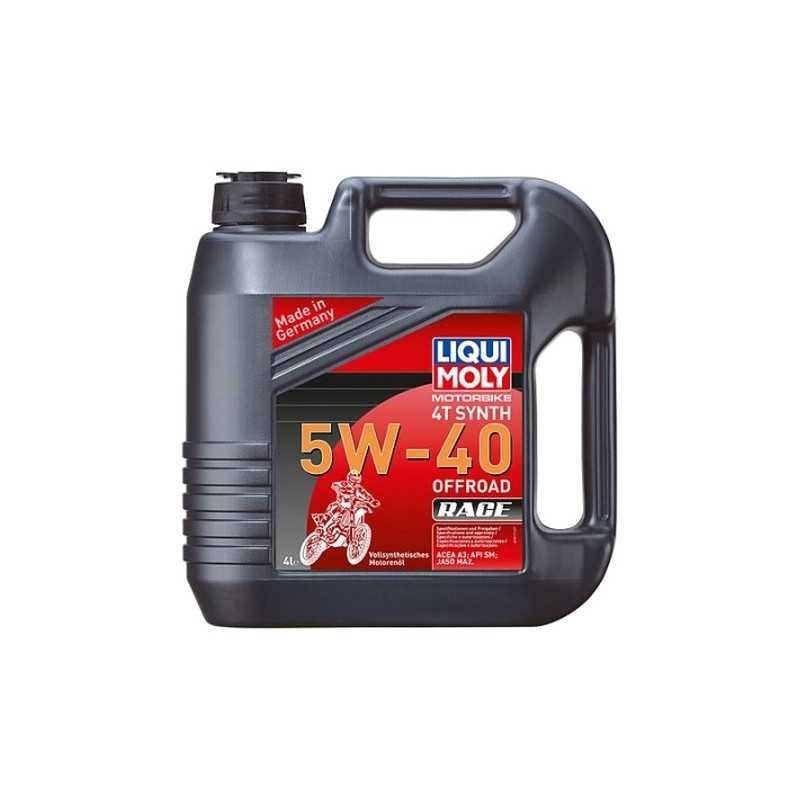 LIQUIMOLY Aceite lubricante para motor 4L 100% sintético 4T Synth 5W-40 Off road Race 3019 23003