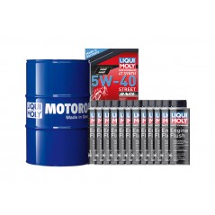 Synthetic oil drum pack + engine cleaner  60 L 5W-40 | 12 U 250 ML