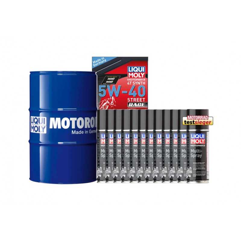 Synthetic + multipurpose oil drum pack  60 L 5W-40 | 12 U 200 ML