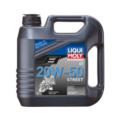 Motor lubricating oil  4L Motorbike 4T mineral 20W-50 Street 1696