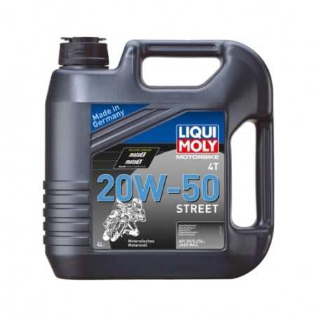 Motor lubricating oil 4L Motorbike 4T mineral 20W-50 Street 1696