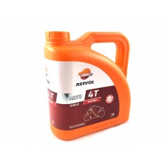 REPSOL Aceite moto racing 4T 10W40 4L - Lubricante sintético de alta eficacia para motores 4 tiempos RP160N54
