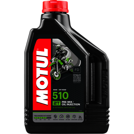 MOTUL Aceite lubricante MEZCLA 510 2T 2L para motos de alto rendimiento 104029