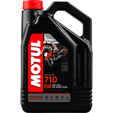 MOTUL Aceite lubricante MEZCLA 710 2T 4L para motores de alto rendimiento 104035