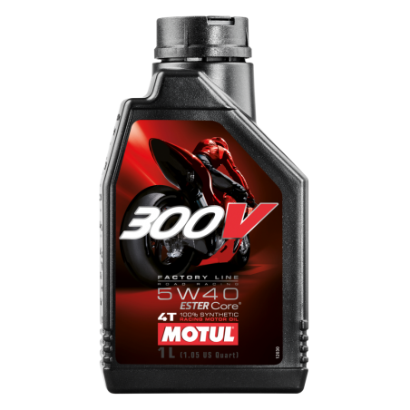 MOTUL Aceite lubricante 4T 300V FL ROAD RACING 5W40 1L 104112