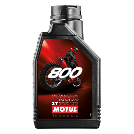 MOTUL Aceite Lubricante Mezcla 800 2T FL Off Road 1L de 104038