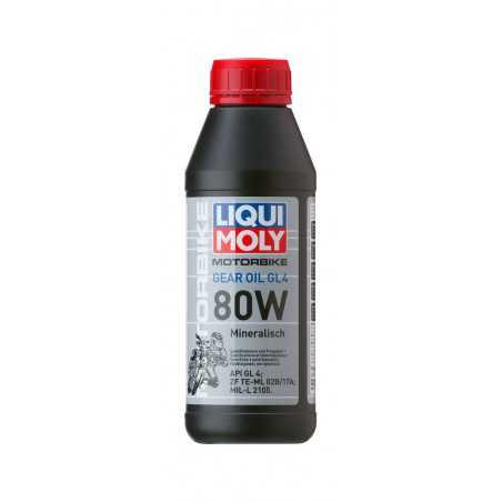 LIQUIMOLY Bote aceite caja de cambios moto 500 ML GEAR OIL GL4 80W 20100034