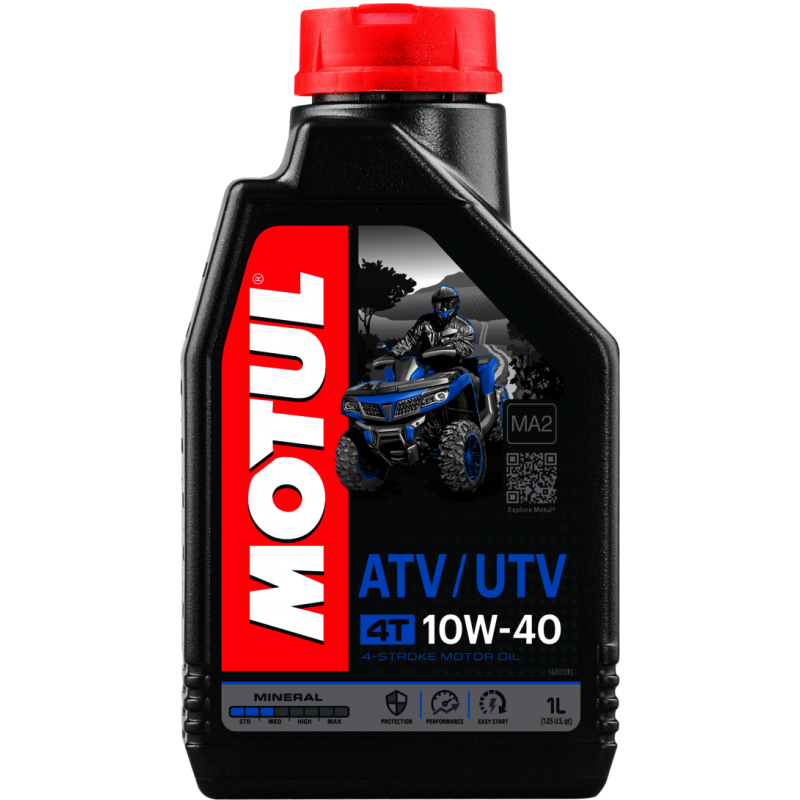 MOTUL Aceite lubricante motor mineral ATV-UTV 4T 10W40 1 L 105878/74