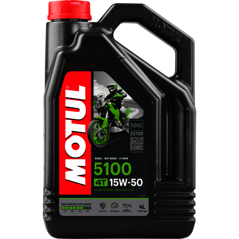 MOTUL Aceite lubricante 4T 5100 15W50 4L - Marca 104083