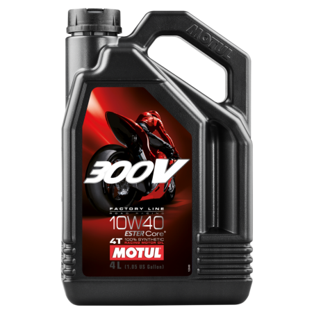 MOTUL Aceite lubricante 4T 300V FL ROAD RACING 10W40 4L 104121