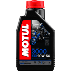 MOTUL Aceite Lubricante 4T 3000 20W50 1L - mineral para motor 107318