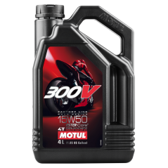 MOTUL Aceite lubricante 4T 300V 15W50 FACT LINE de - 100% sintético para motores competición 104129