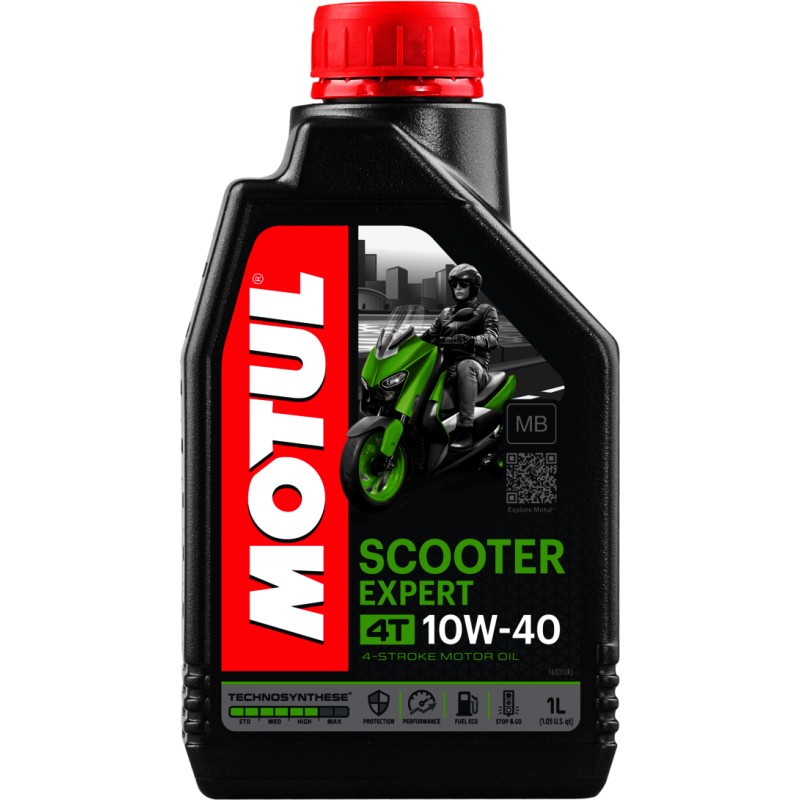 MOTUL Aceite lubricante motor SCOOTER EXPERT 4T 10W40 MB 1 L - Technosynthese® de alta calidad 105935/74