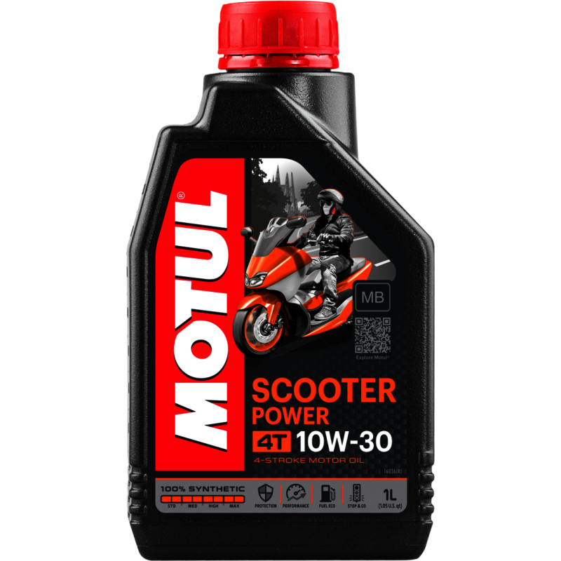 MOTUL Aceite lubricante motor SCOOTER POWER 4T 10W30 MB 1 L - 105936