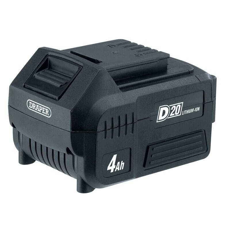 DRAPER Bateria de iones litio D20 20V 4.0AH 55000173