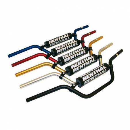 Handlebar pitbike +100cc black with black pad 611-01-BK-03-219