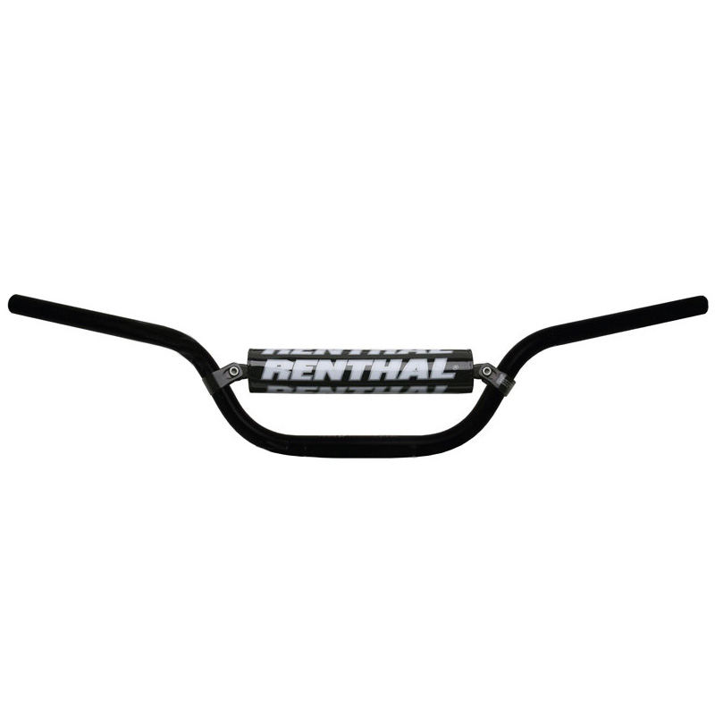 RENTHAL Manillar pitbike 50cc black with pad 797-01-BK-08-219 8779701