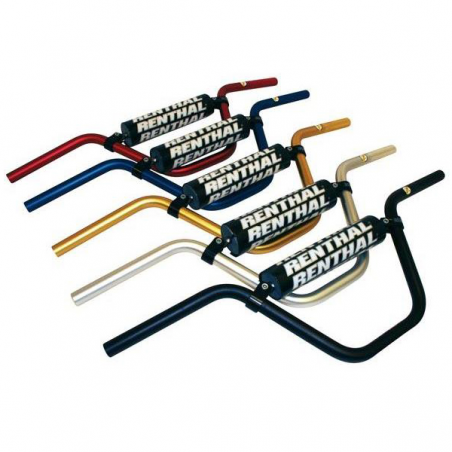 Handlebar pitbike 50cc silver with black pad 797-01-SI-08-219