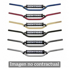 RENTHAL Manillar Quad High Yamaha Black con Pad Negro 607-01-BK-04-227 8760701