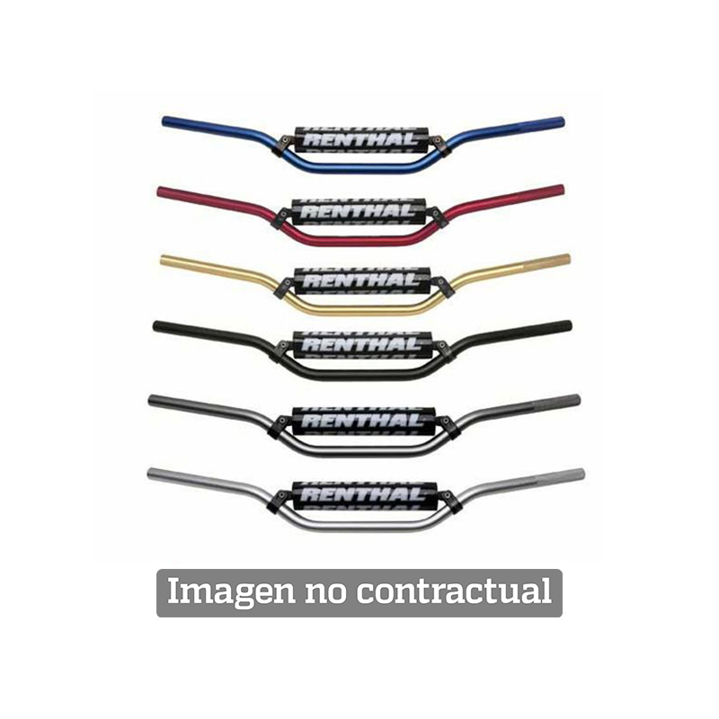 RENTHAL Manillar Quad High Yamaha Black con Pad Negro 607-01-BK-04-227 8760701