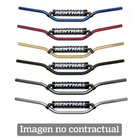 RENTHAL Manillar Quad High Yamaha Black con Pad Negro 607-01-BK-04-227 8760701