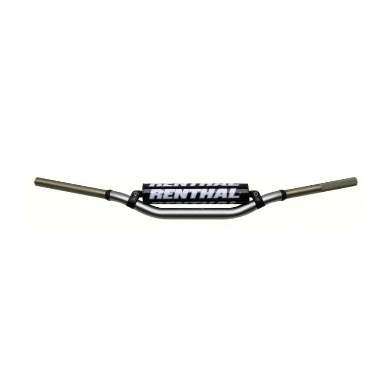Handlebar  Twinwall Carmichael high titanium with black pad 997-01-TG-02-185