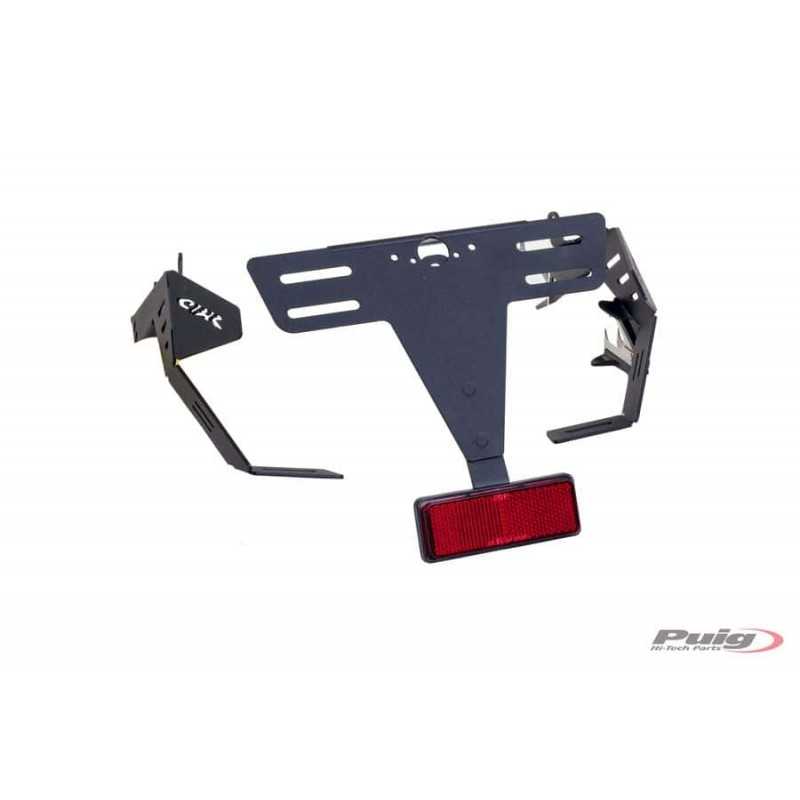 Plate support license holder