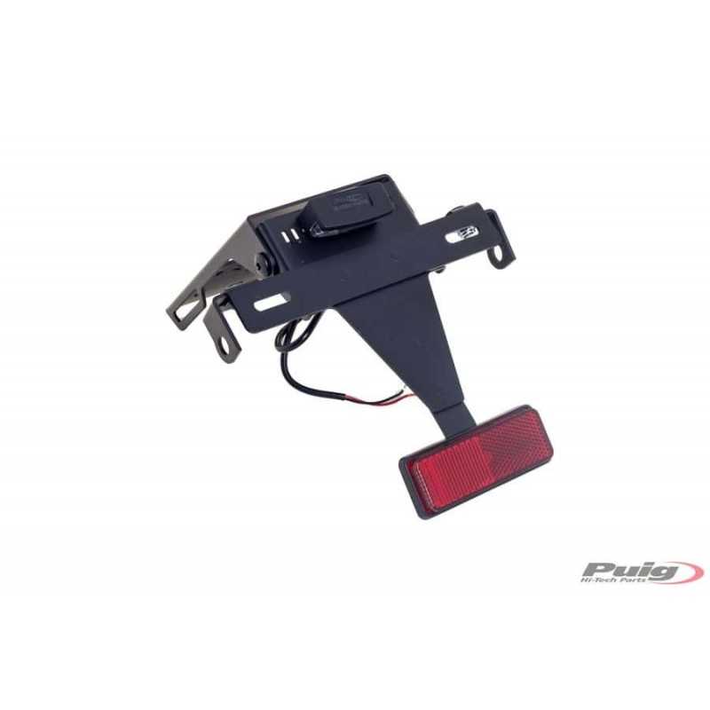 Plate support license holder