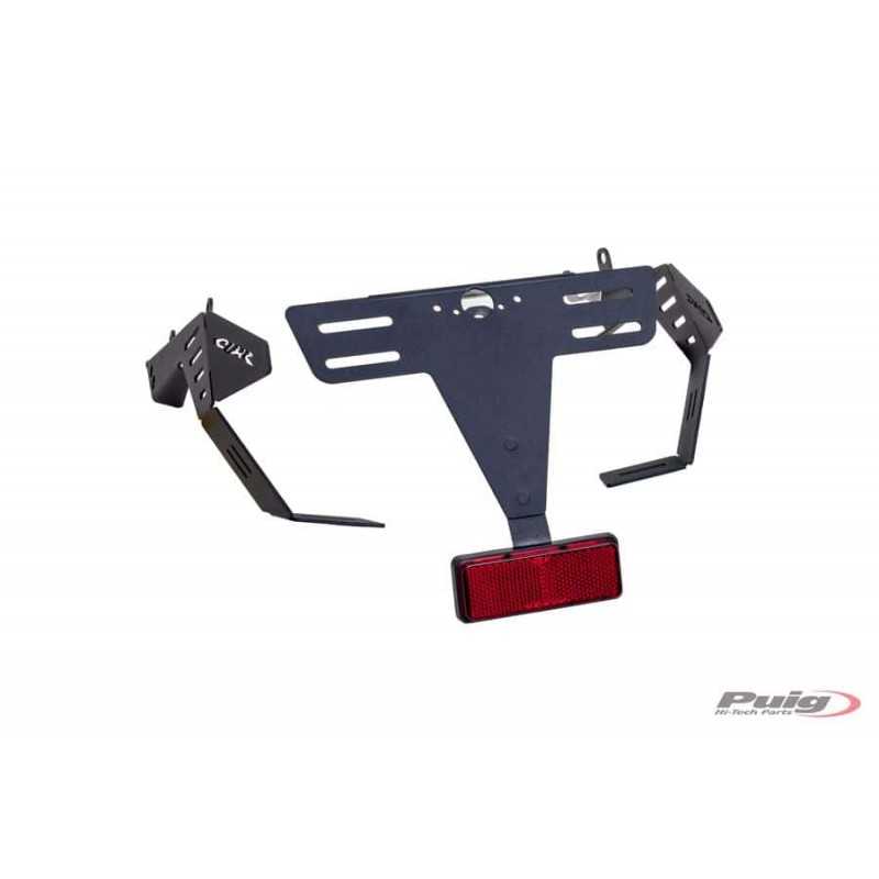 Plate support license holder
