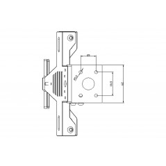 Plate support license holder