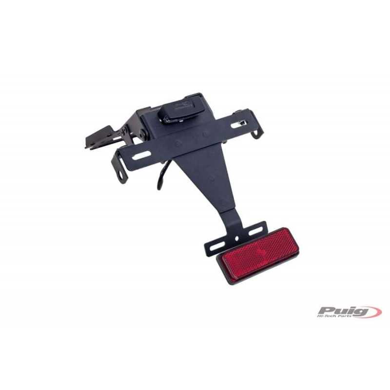 Plate support license holder