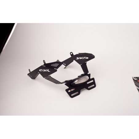 Plate support license holder