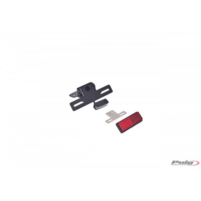 Plate support license holder