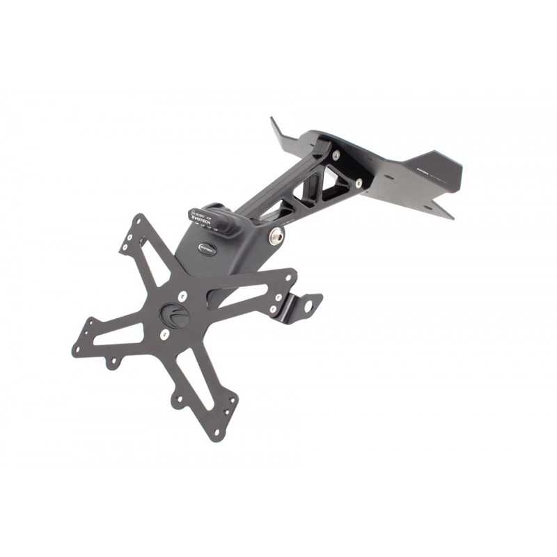 EVOTECH Portatarga ducati multistrada 10-14(con borse) ESTR-0809